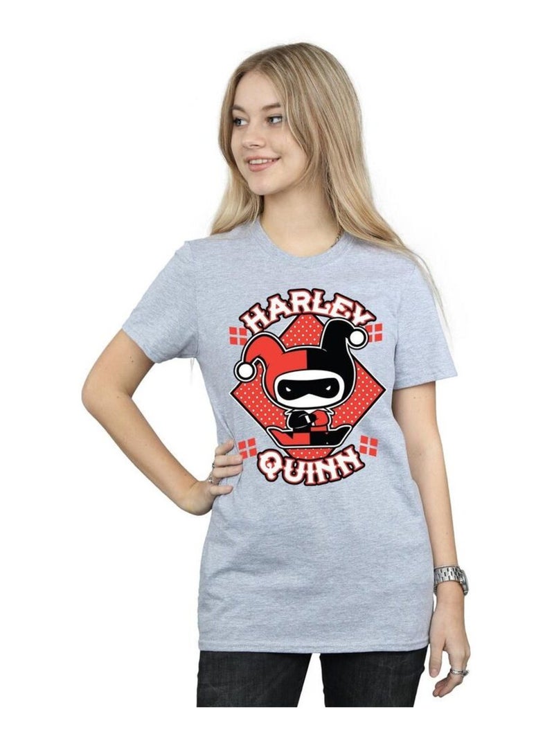 Harley Quinn - T-shirt Gris chiné - Kiabi