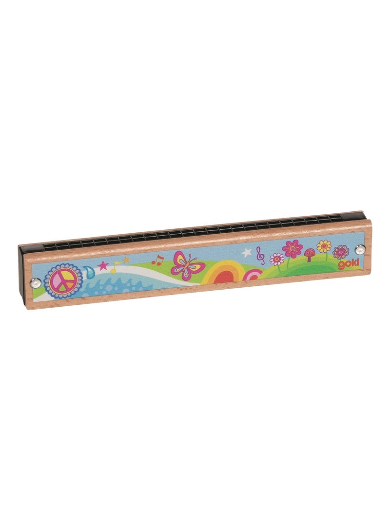 Harmonica Peace and Love Bleu - Kiabi