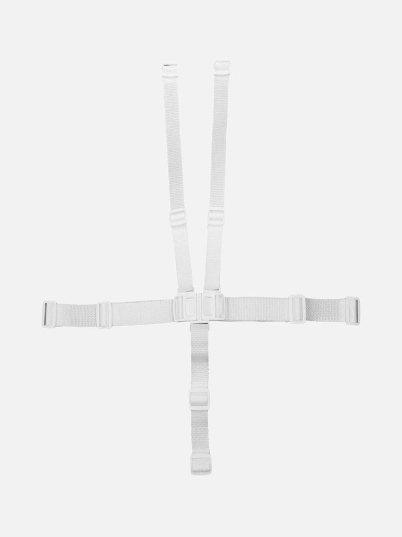 Harnais de sécurité 5 points pour chaise haute enfant - Gamme Ptit - Monsieur Bébé Blanc Blanc - Kiabi