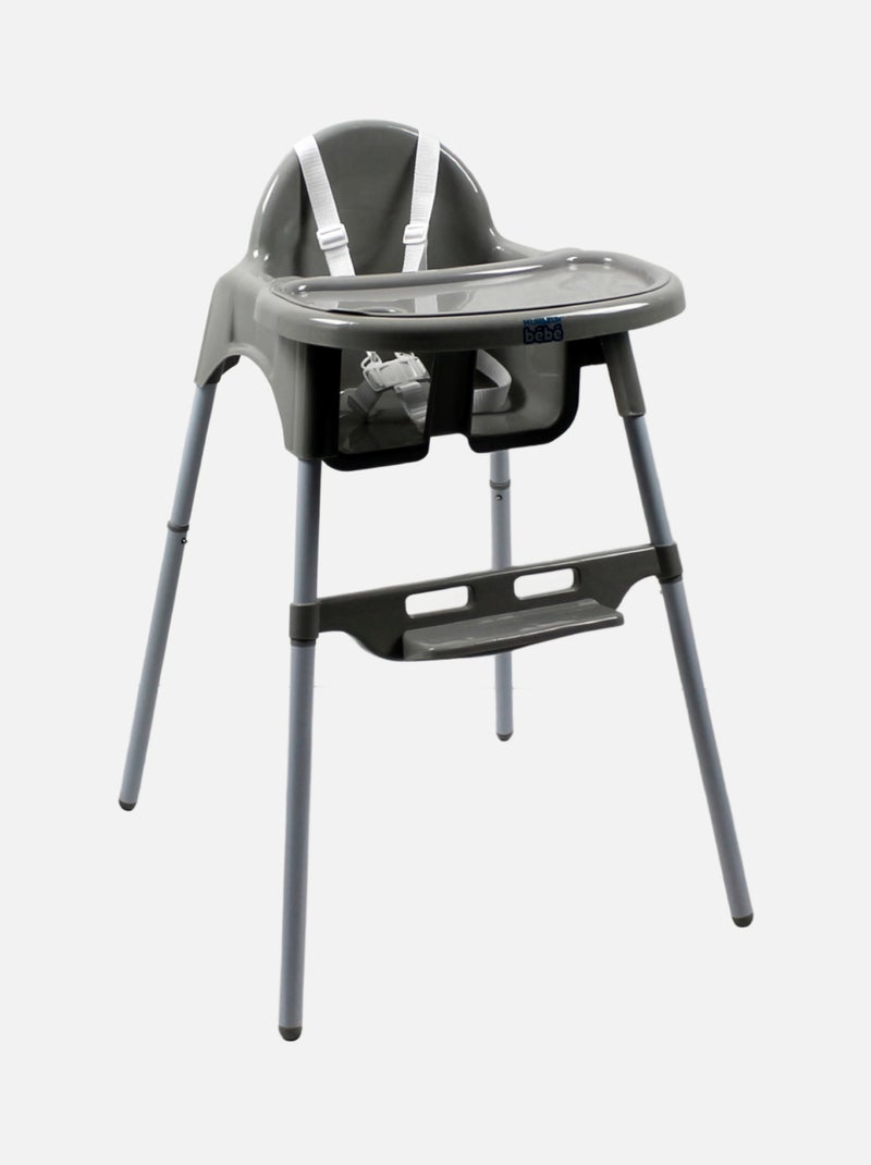 Harnais de sécurité 5 points pour chaise haute enfant Délice Monsieur Bébé - Monsieur Bébé Blanc - Kiabi