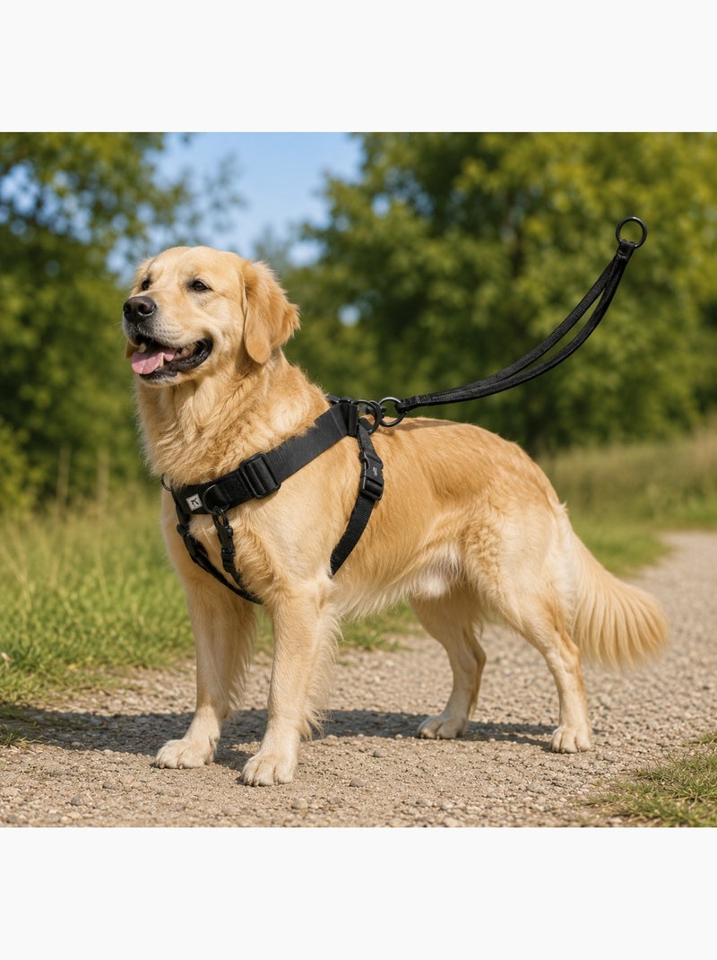 Harnais Easy Walker promenades confortables et sans traction Noir - Kiabi