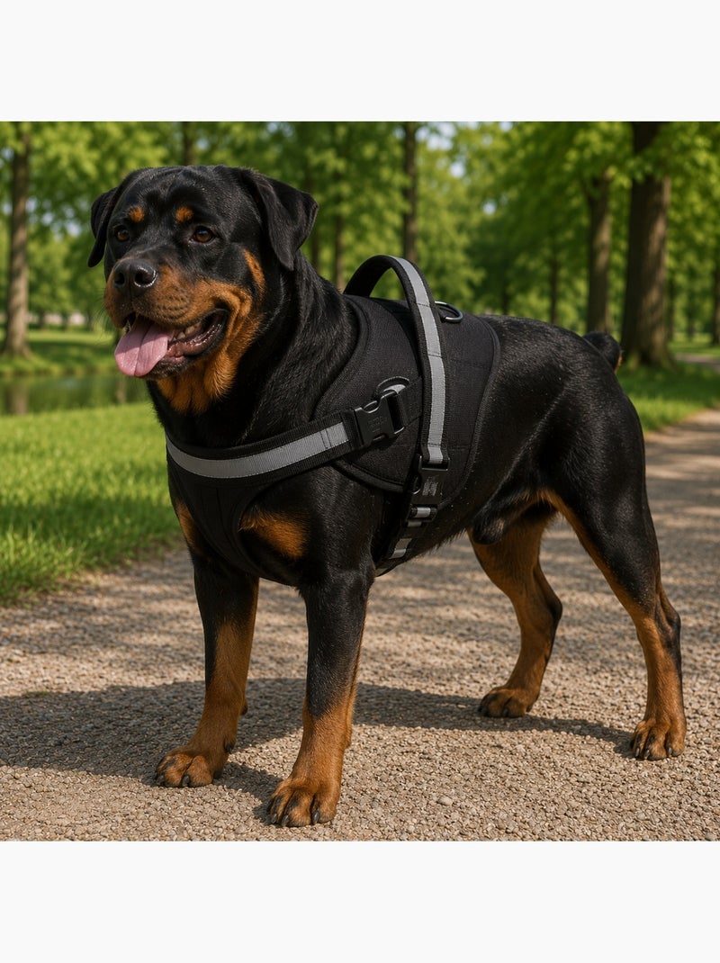 Harnais pour Chien Noir - Kiabi