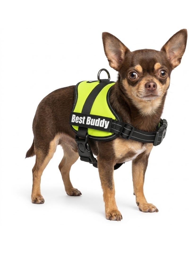 Harnais réglable pour chien Pluto Vert fluo - Kiabi