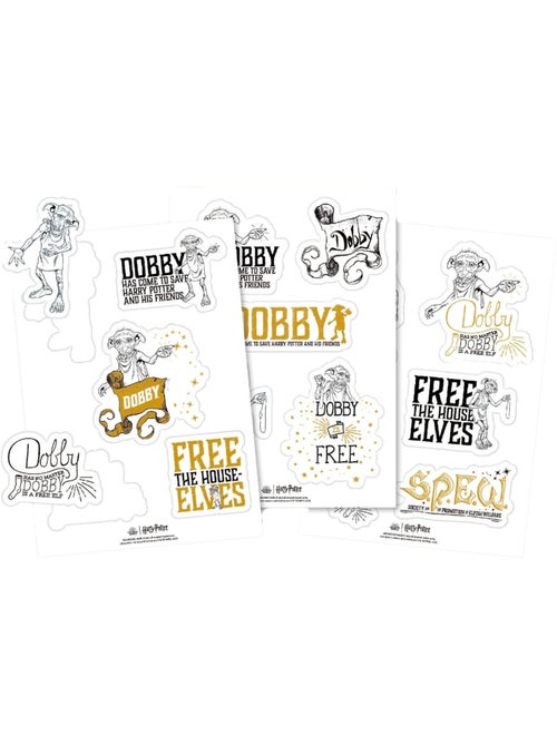Harry Potter - Autocollants motif Dobby (Contenu: 3 Feuilles) - Kiabi