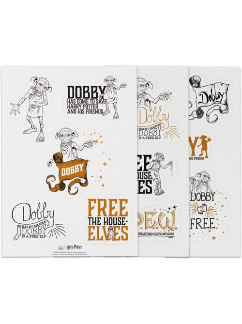 Harry Potter - Autocollants motif Dobby (Contenu: 3 Feuilles) - Kiabi