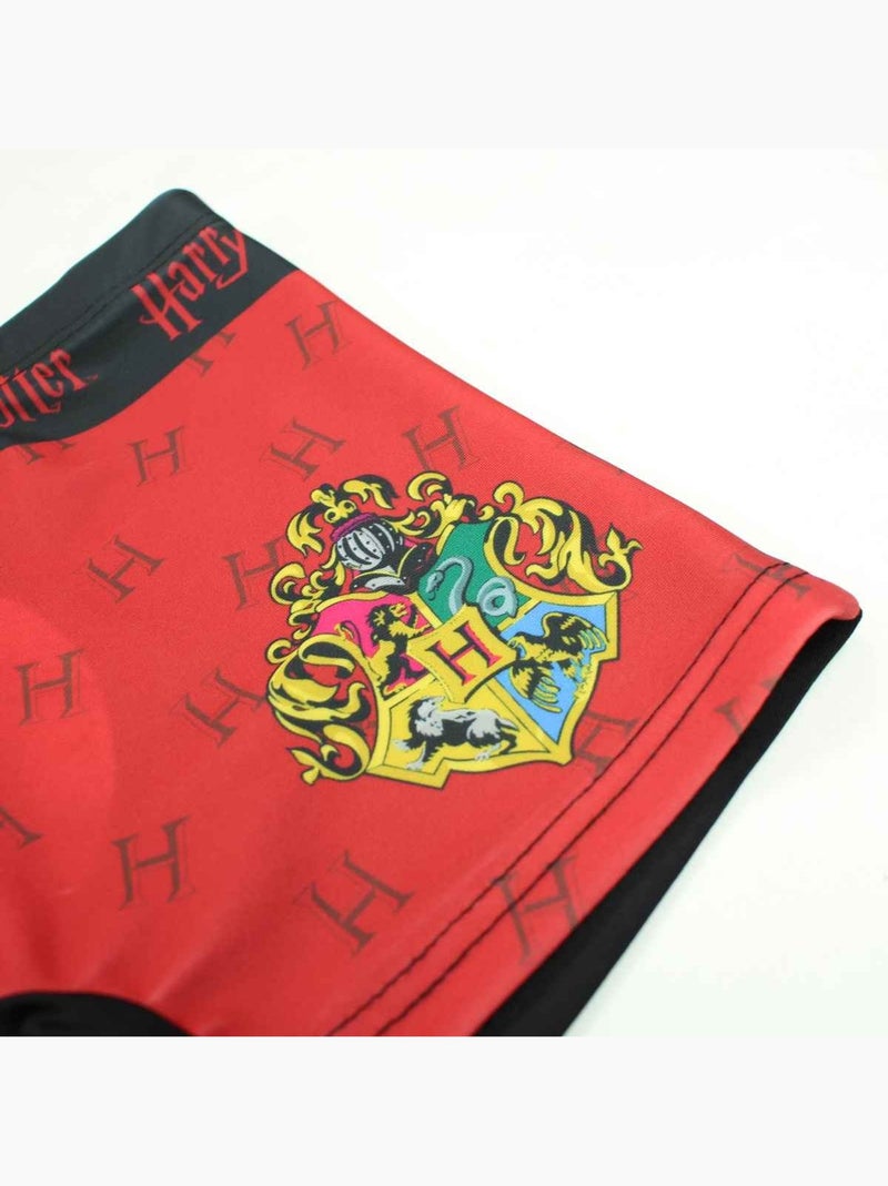 Harry Potter - Boxer de bain enfant pour enfant à motif Rouge - Kiabi