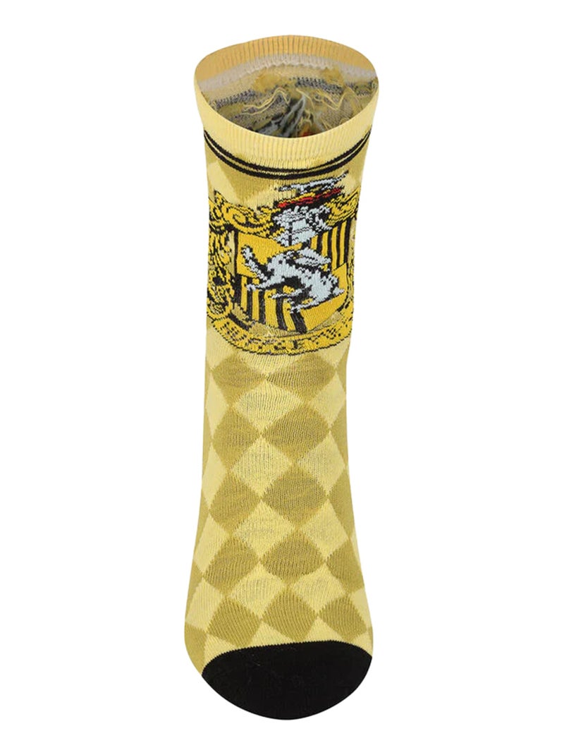 Harry Potter - Chaussettes HUFFLEPUFF Jaune pâle - Kiabi