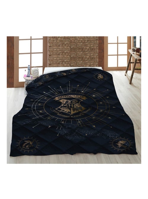 Harry Potter - Couette Imprimée Enfant Réversible Poudlard - Couverture 140x200 cm - Kiabi