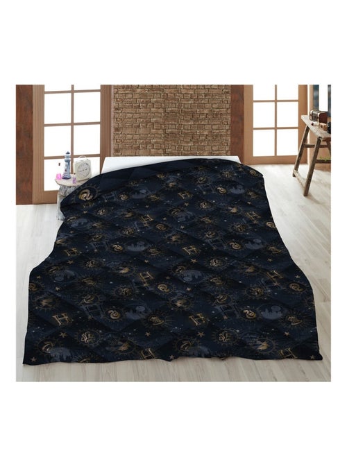 Harry Potter - Couette Imprimée Enfant Réversible Poudlard - Couverture 140x200 cm - Kiabi