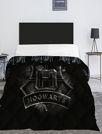 Harry Potter - Couette Imprimée Réversible, Poudlard - Couvre Lit 240x220 cm