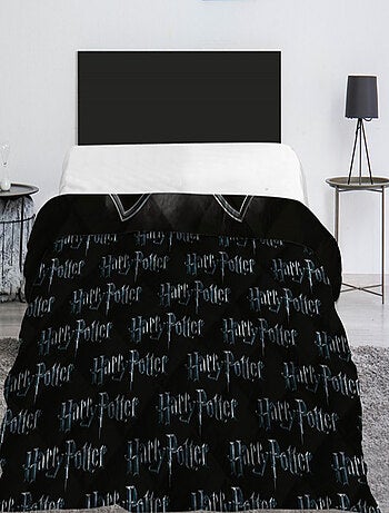 Harry Potter - Couette Imprimée Réversible, Poudlard - Couvre Lit 240x220 cm