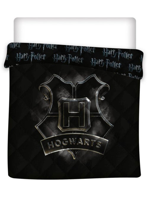 Harry Potter - Couette Imprimée Réversible, Poudlard - Couvre Lit 240x220 cm - Kiabi