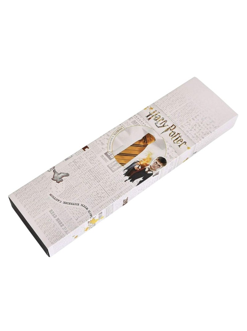 Harry Potter - Cravate motif/style Poufsouffle Jaune pâle - Kiabi