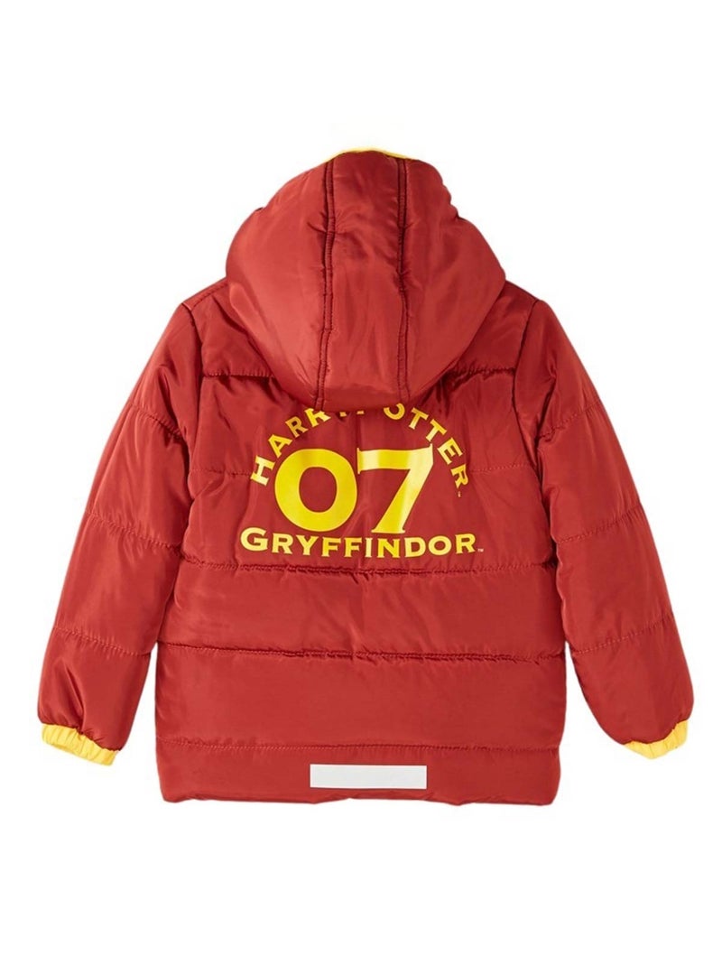 Harry Potter - Doudoune capuche enfant pour enfant à motif Bordeaux - Kiabi