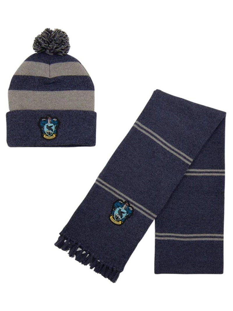 Harry Potter - Ensemble bonnet et écharpe Bleu Blanc - Kiabi