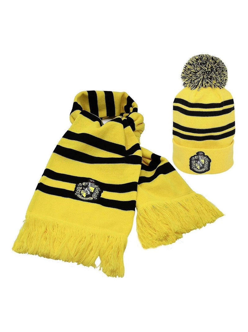Harry Potter - Ensemble bonnet et écharpe Jaune pâle - Kiabi
