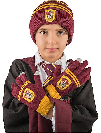 Harry Potter - Ensemble bonnet et gants GRYFFINDOR