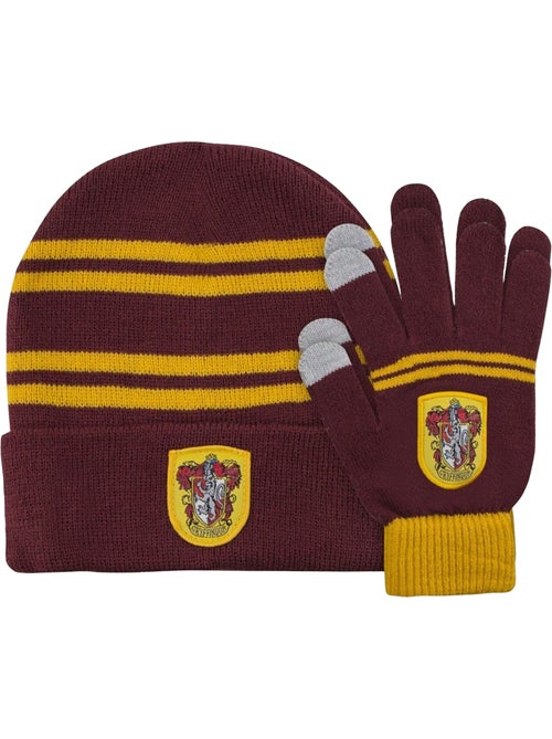 Harry Potter - Ensemble bonnet et gants GRYFFINDOR - Kiabi