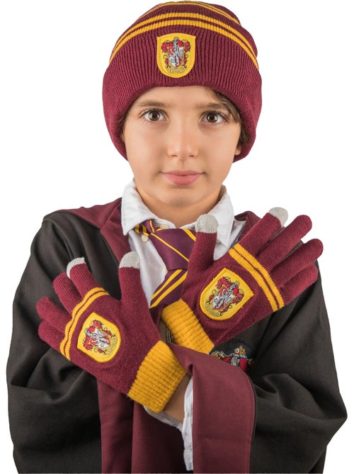 Harry Potter - Ensemble bonnet et gants GRYFFINDOR - Kiabi