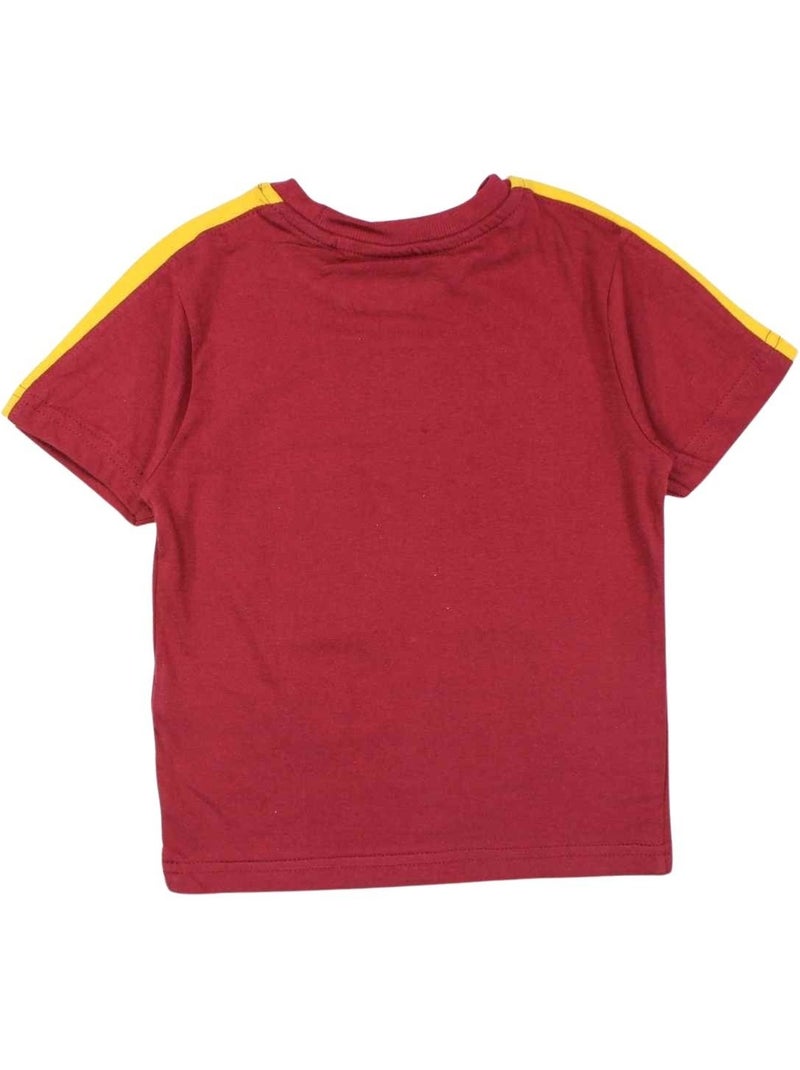 Harry Potter - Ensemble ​​T-shirt short Imprimé Harry Potter Bordeaux - Kiabi