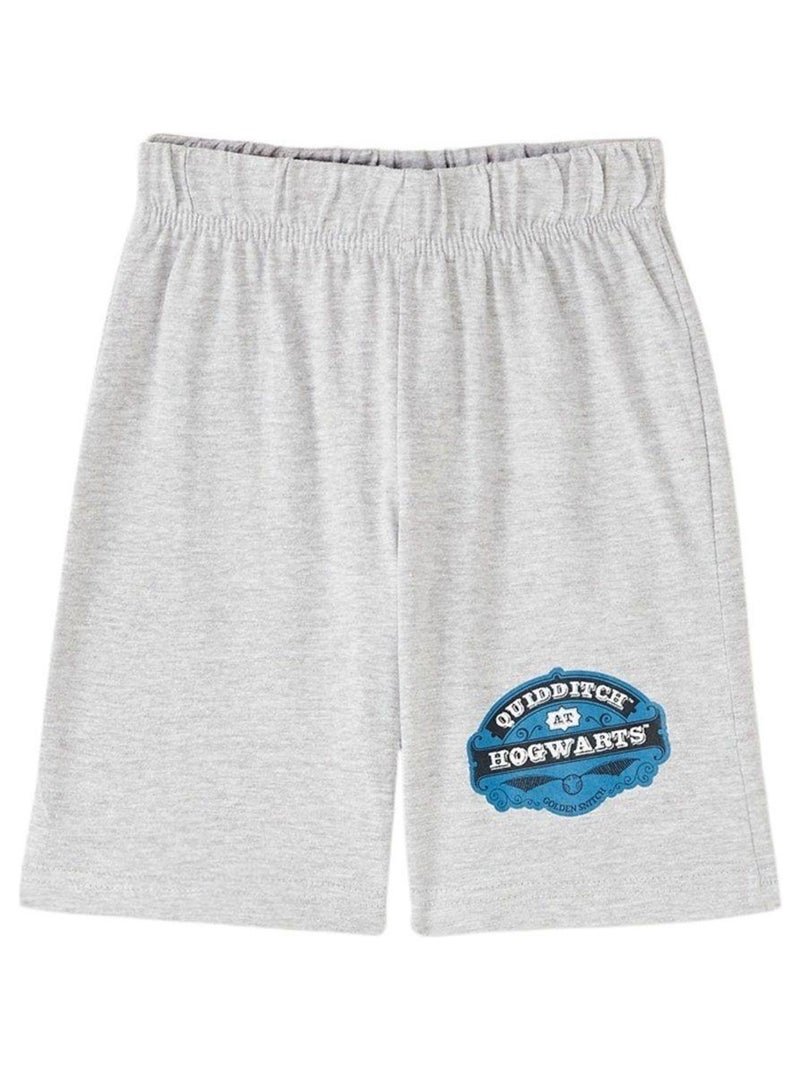 Harry Potter - Ensemble ​​T-shirt short Imprimé Harry Potter Noir - Kiabi