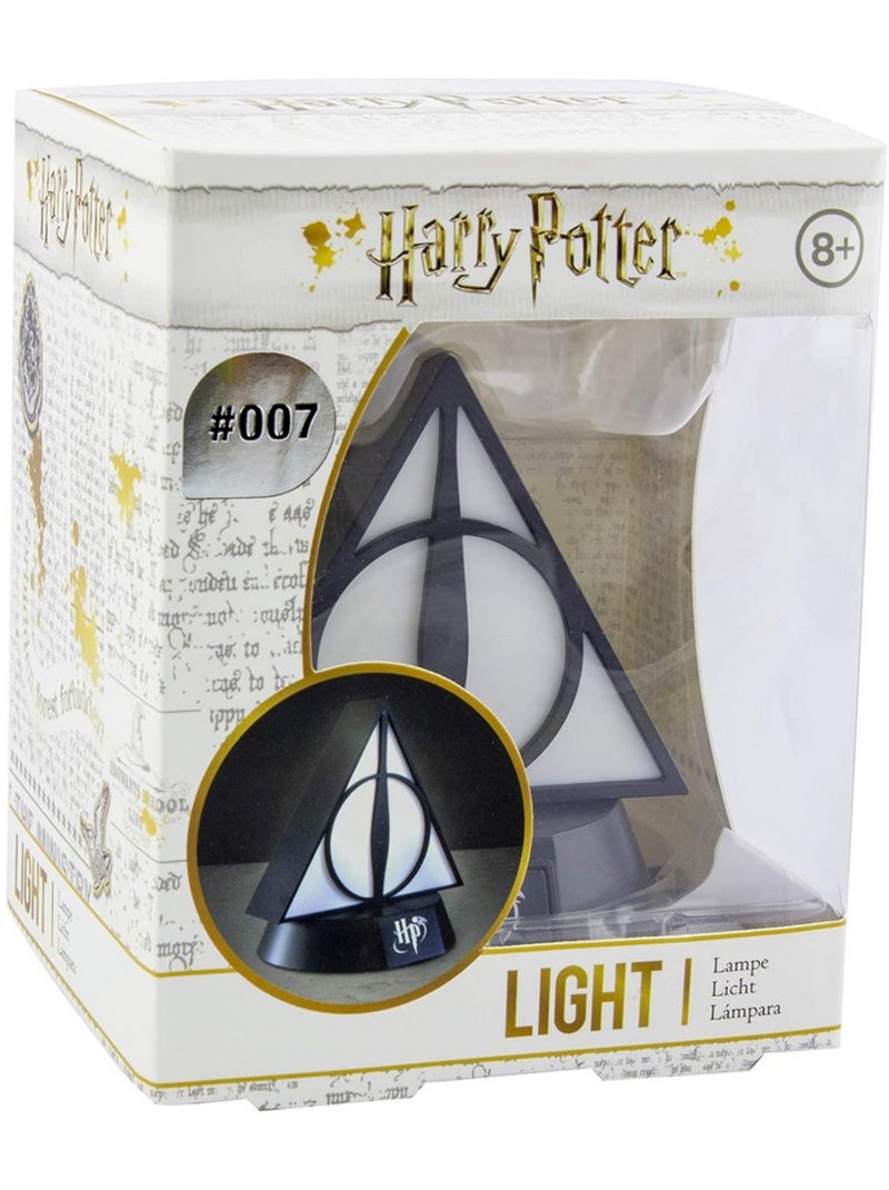 Harry Potter - Lampe motif/style Icônes DEATHLY HALLOWS Noir - Kiabi