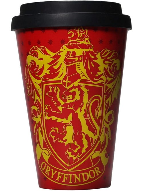 Harry Potter - Mug de voyage motif/style emblème de Gryffondor - Kiabi Harry Potter - Mug de voyage motif/style emblème de Gryffondor - Kiabi