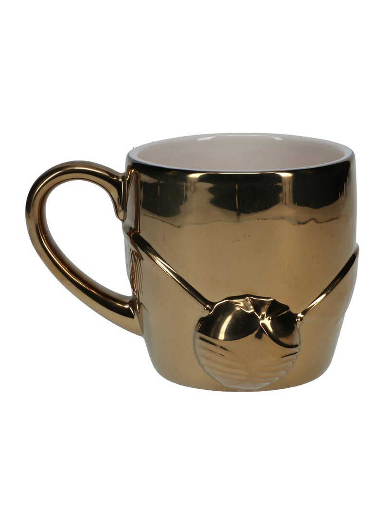 Harry Potter - Mug motif/style Façonné SNITCH Doré/or - Kiabi