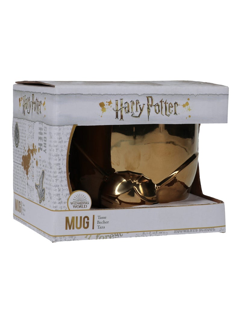 Harry Potter - Mug motif/style Façonné SNITCH Doré/or - Kiabi