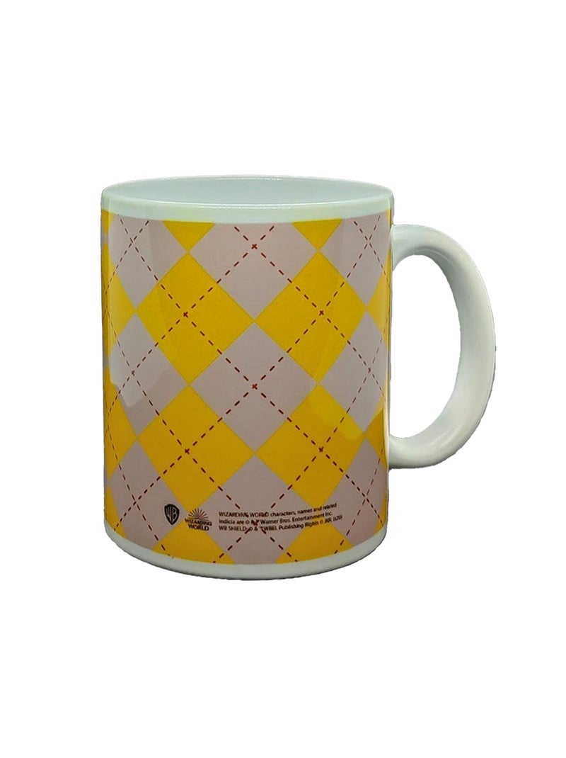 Harry Potter - Mug motif/style Monde des sorciers HUFFLEPUFF Jaune moutarde - Kiabi