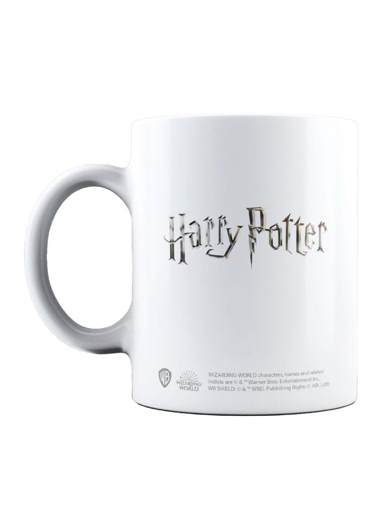 Harry Potter - Mug motif/style Monde des sorciers THESTRALS Blanc Noir - Kiabi