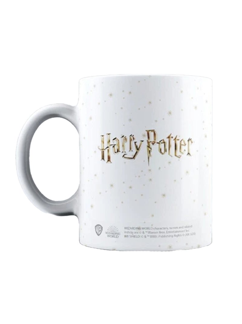 Harry Potter - Mug motif/style Poudlard WIZARDING WORLD Blanc Jaune - Kiabi