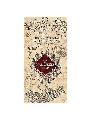 Harry Potter - Réplique motif/style Carte du Maraudeur