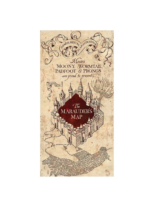 Harry Potter - Réplique motif/style Carte du Maraudeur - Kiabi