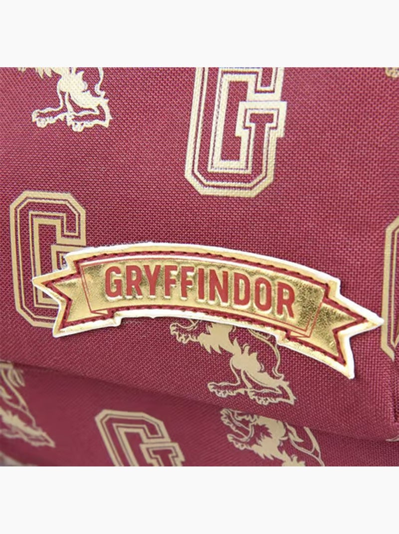 Harry Potter - Sac à dos motif/style lycée GRYFFINDOR Rouge - Kiabi
