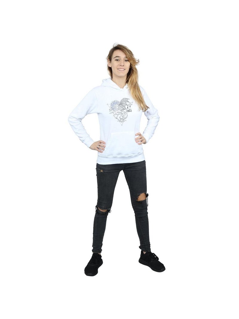 Harry Potter - Sweat à capuche Blanc - Kiabi