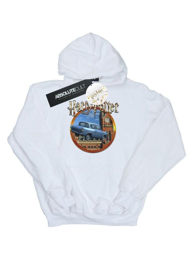 Harry Potter - Sweat à capuche Blanc - Kiabi