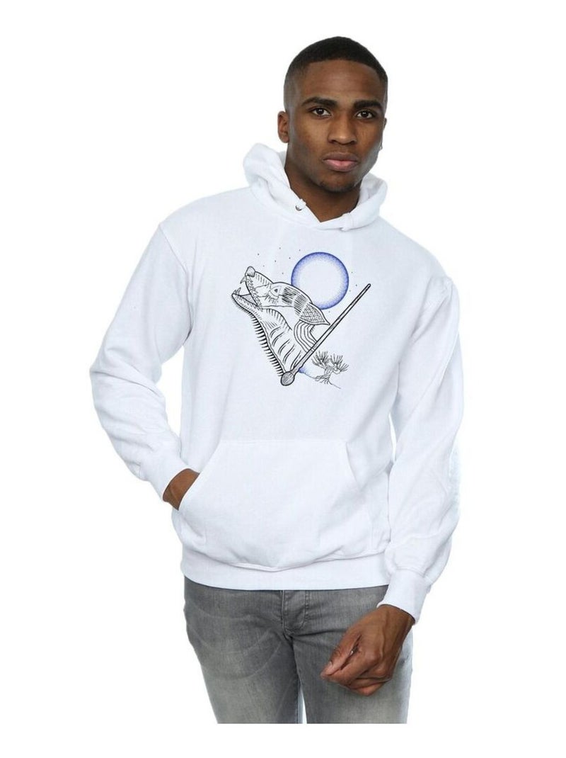 Harry Potter - Sweat à capuche Blanc - Kiabi