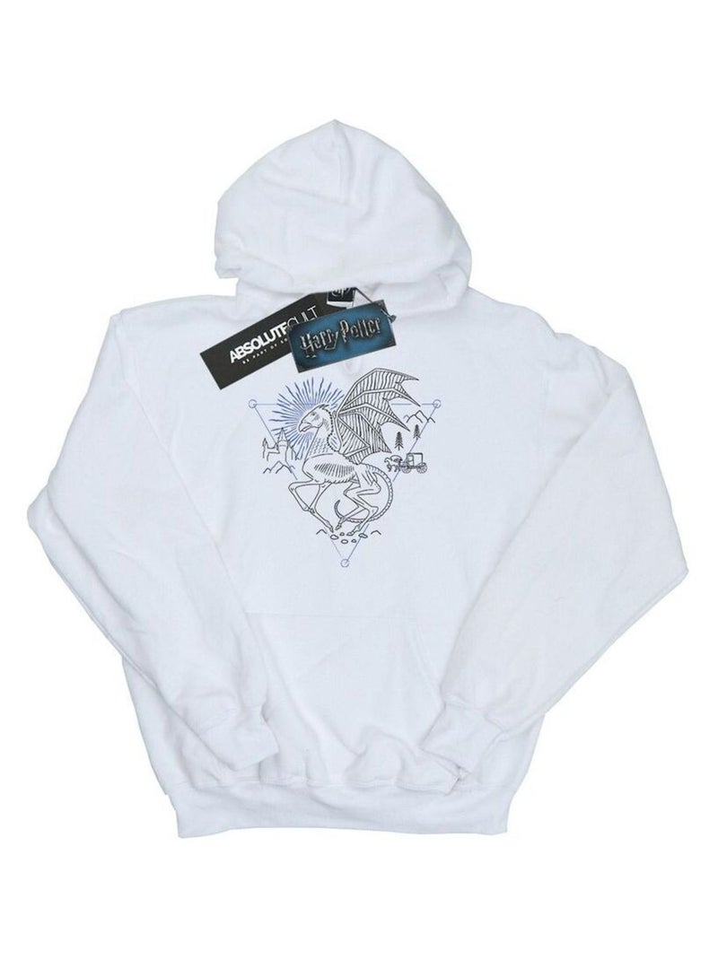 Harry Potter - Sweat à capuche Blanc - Kiabi