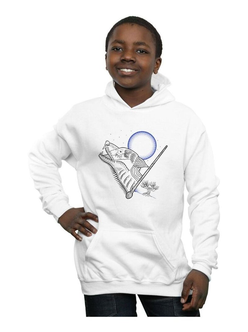 Harry Potter - Sweat à capuche Blanc - Kiabi