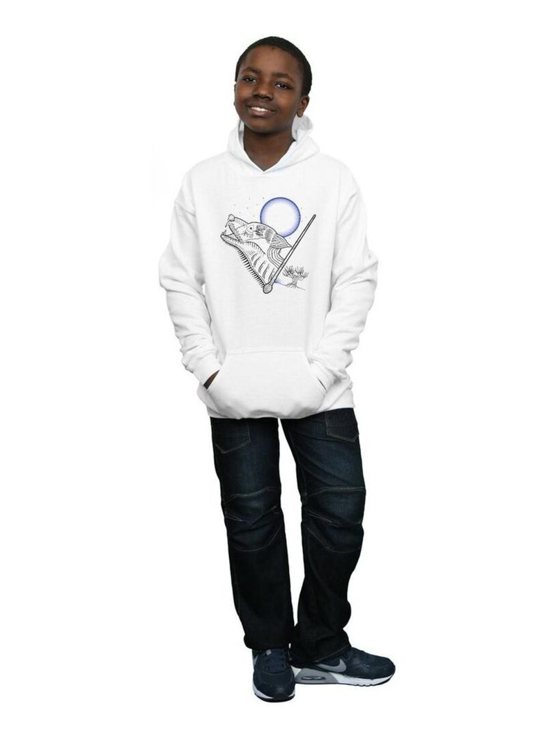 Harry Potter - Sweat à capuche Blanc - Kiabi