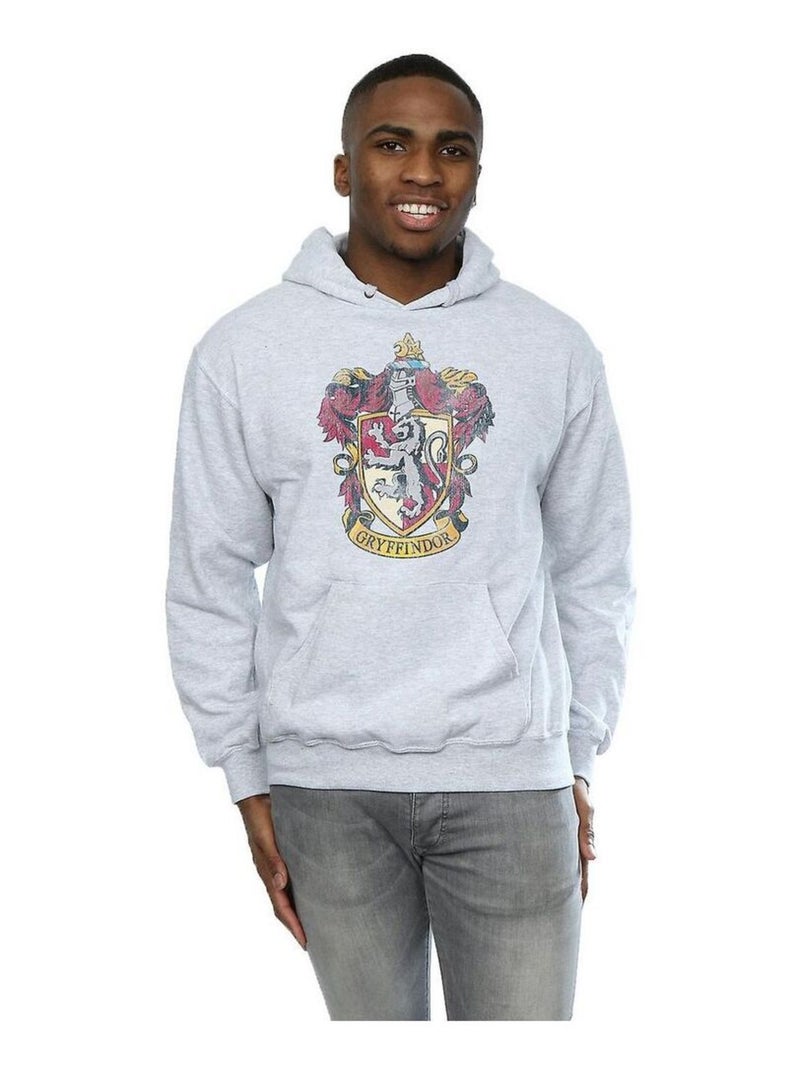 Harry Potter - Sweat à capuche Gris chiné - Kiabi