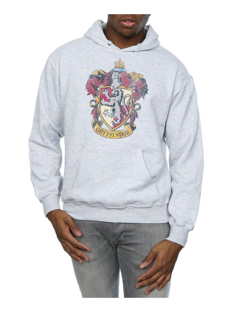 Harry Potter - Sweat à capuche Gris chiné - Kiabi