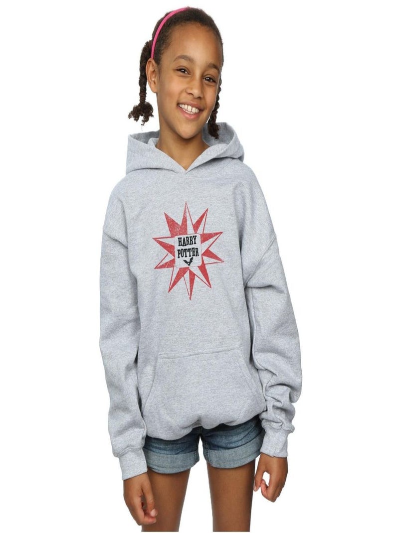 Harry Potter - Sweat à capuche Gris chiné - Kiabi