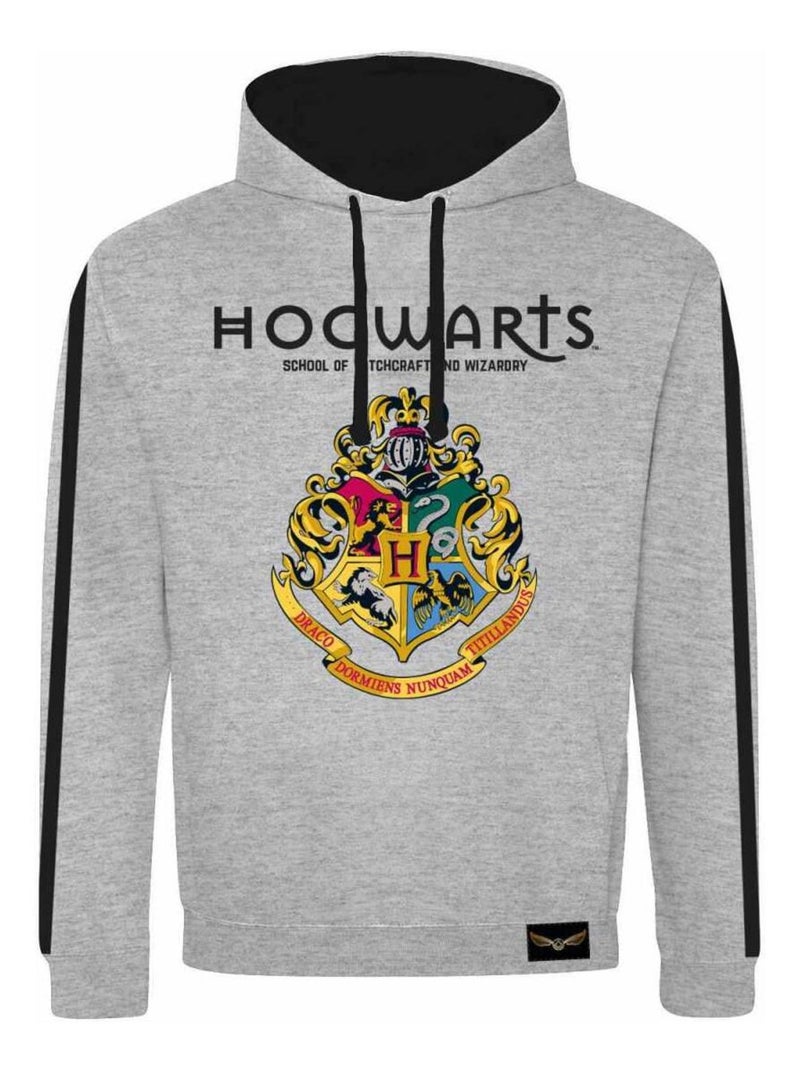 Harry Potter - Sweat à capuche Gris Noir Noir - Kiabi