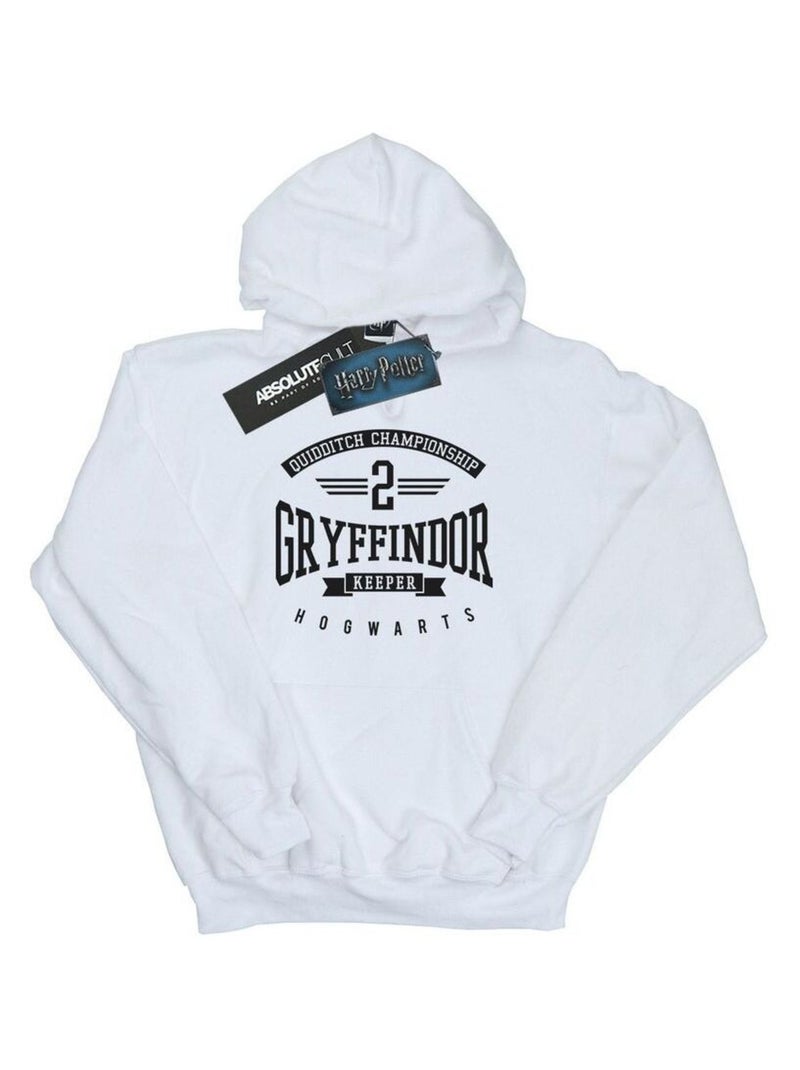 Harry Potter - Sweat à capuche GRYFFINDOR KEEPER Blanc - Kiabi