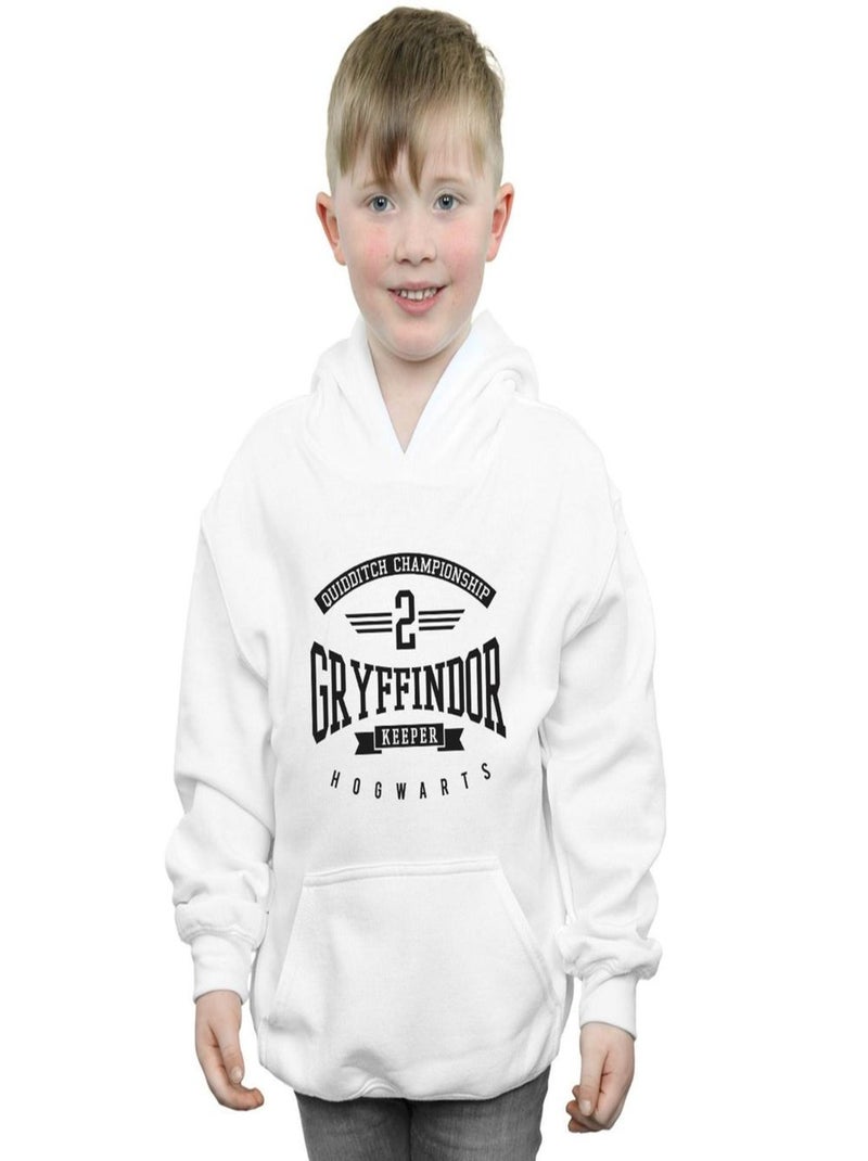 Harry Potter - Sweat à capuche GRYFFINDOR KEEPER Blanc - Kiabi