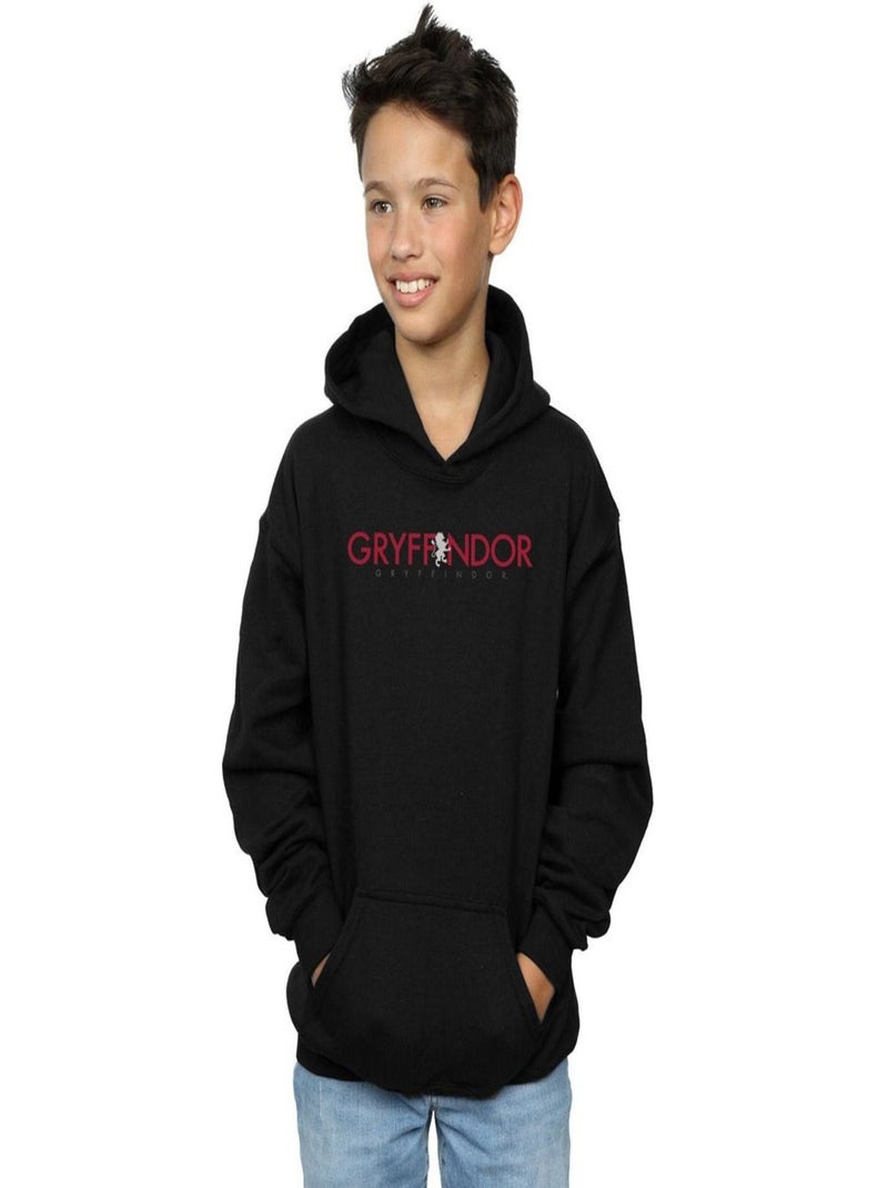 Harry Potter - Sweat à capuche GRYFFINDOR Noir - Kiabi
