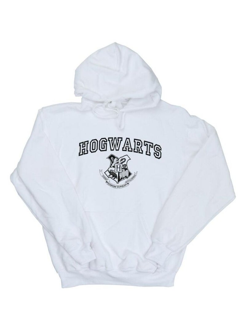 Harry Potter - Sweat à capuche HOGWARTS Blanc - Kiabi