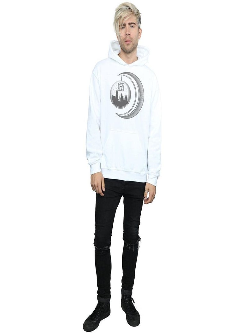 Harry Potter - Sweat à capuche HOGWARTS Blanc - Kiabi